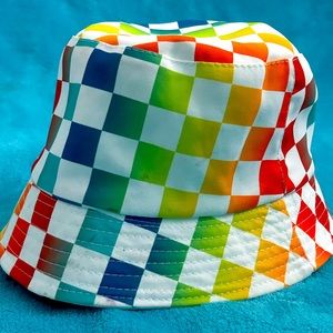 Rainbow Pattern bucket hat
